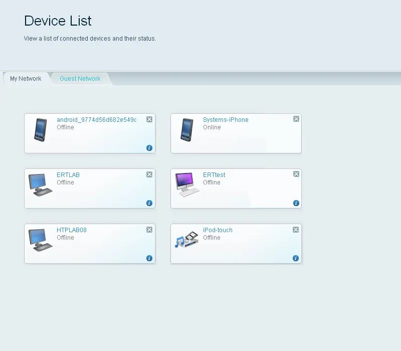 Check connected devices