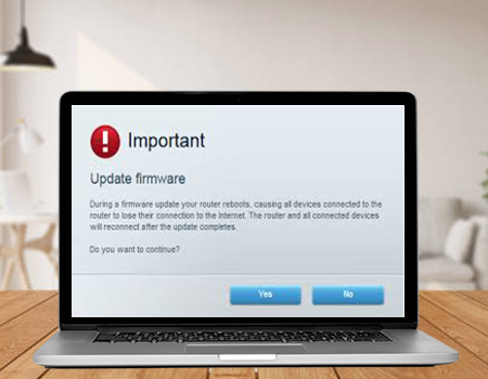 update firmware router